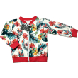Bluza bawełniana dziewczęca w kwiaty STAR KIDS